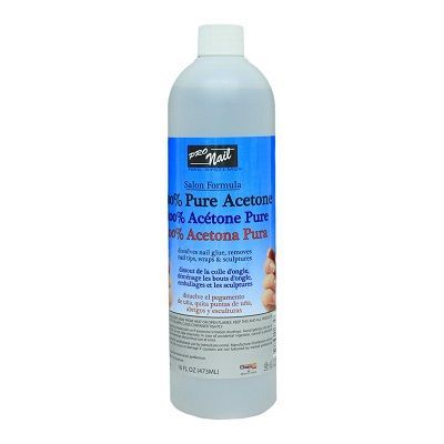 Pro Nail Pure Acetone 16oz