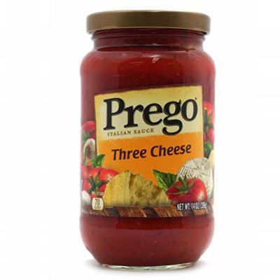 Prego Salsa 3 Cheese 14 Oz