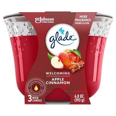 Glade Candle Apple Cinnamon 6.8oz