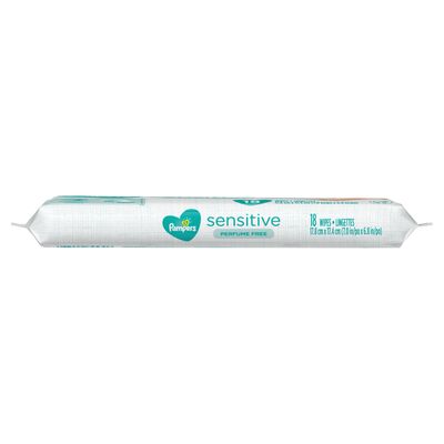 Pampers Baby Wipes Sensitive Pouch 18s