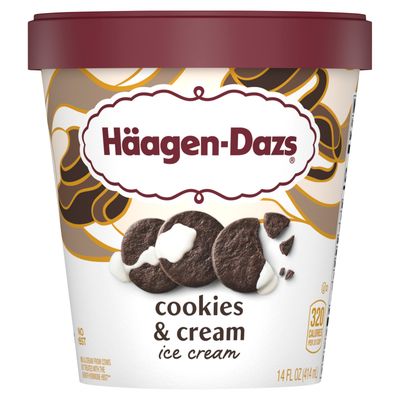 Haagen Dazs Cookies N Cream 1pt