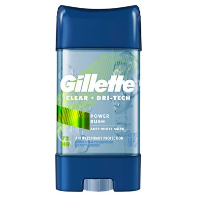Gillette Clear Gel Power Rush 4oz