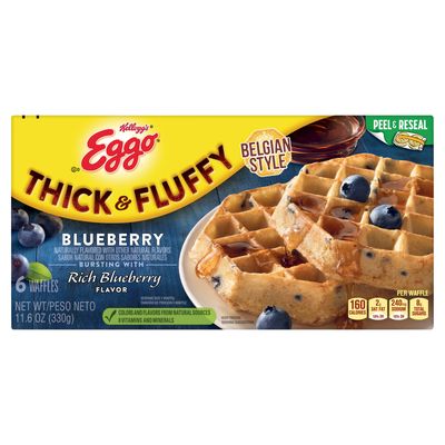 Eggo Thick & Fluffy Blueberry 11.6 Oz