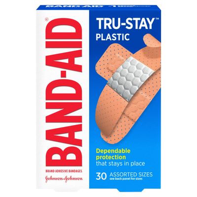 Band Aid Plastic Assorted  30