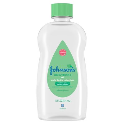 Johnson Baby Oil Aloe N Vera 14oz