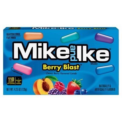 Mike And Ike Berry Blast Chewy Berry Flavored Candy, 4.25 Oz