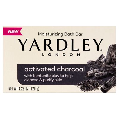 Yardley Activated Charcoal Bath Bar Soap
