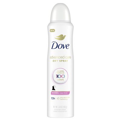 Dove Dry Spray Invisible C/finish 3.8oz