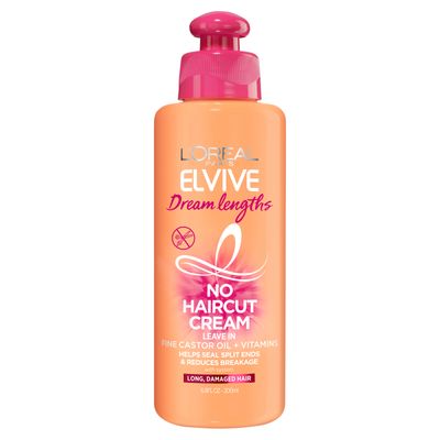 L'oreal Paris Elvive Dream Lengths No Haircut Cream Leave In Conditioner, 6.8 Fl. Oz.
