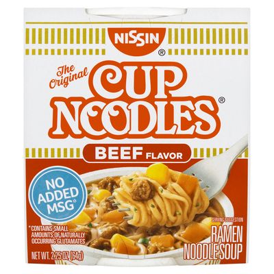 Nissin Cup O Noodles Beef 2.25oz