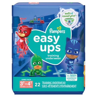Pampers Easy Up Jumbo Boys 22ct