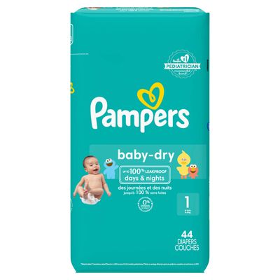 Pampers Size 1 Jumbo 44s