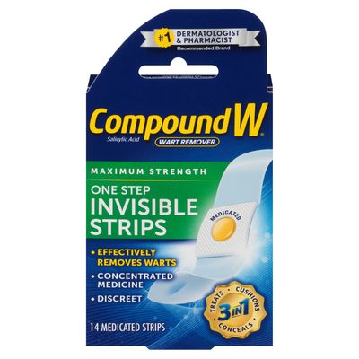 Wart Remover Invisible Strips 14s