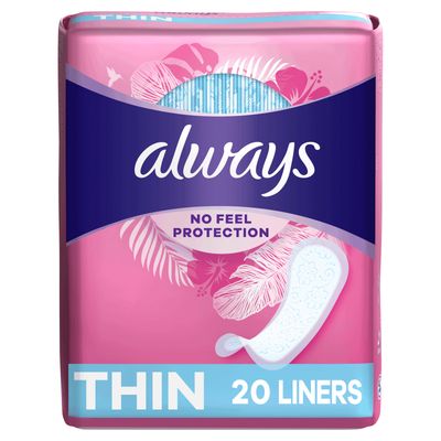 Always Thin Panty Liners Regular 20s