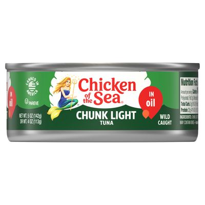 Chicken Of The Sea Chunk Light Tuna In Oil, 5 Oz