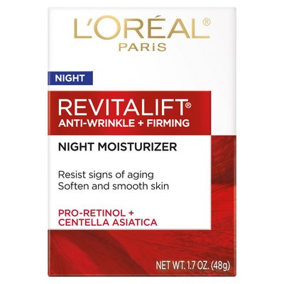 L'oreal Paris Revitalift Anti Wrinkle + Firming Anti-aging Night Cream, 1.7 Oz.