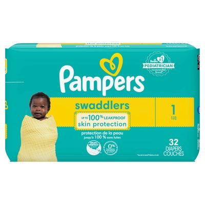 Pampers Swaddlers Sz1 32ct