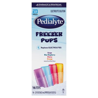Pedialyte Freezer Pops Electrolyte Solu