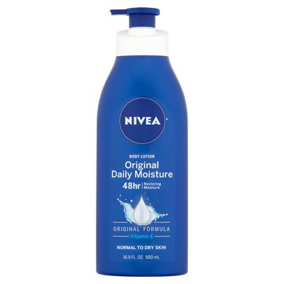 Nivea Original Daily Moisture Body Lotion, 16.9 Fl Oz