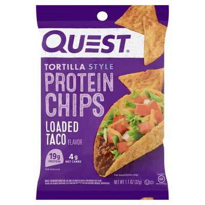 Quest Protein Chips Tortilla Style Loade