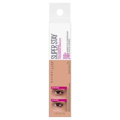 Maybelline New York Super Stay Full Coverage Medium 25 Under-eye Concealer, 0.23 Fl Oz