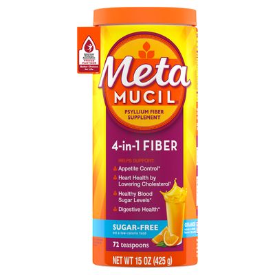 Metamucil S/t Sugar Free Orange 15oz