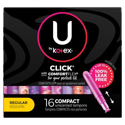 Kotex Click Compact Regular 16s
