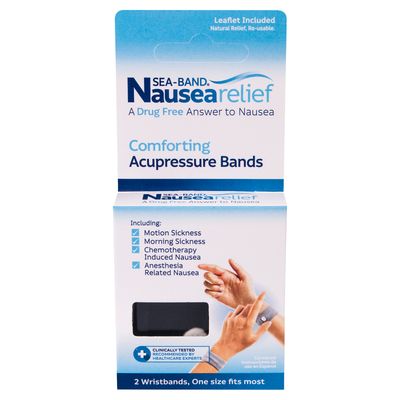 Sea Band Nausea Relief Adult Black/grey