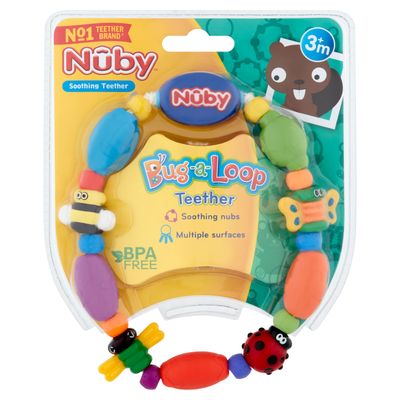 Nuby Baby Teether Bug-a-loop 1