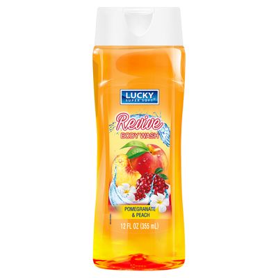 Lucky Body Wash Pomagrante & Peach 12oz