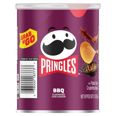 Pringles Bbq Flavored Potato Crisps, 1.4 Oz