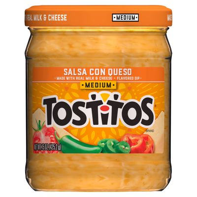Tostitos Salsa Con Queso Medium 15oz