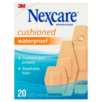Nexcare Cushioned Wp Bandage 20s