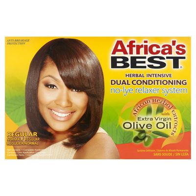 Africas Best No Lye Relaxer Kit Regular