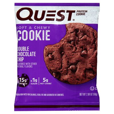 Quest Double Chocolate Chip Protein Cookie, 2.08 Oz