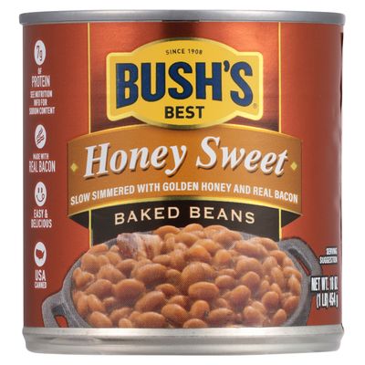 Bush Bros Honey Baked Beans 16oz