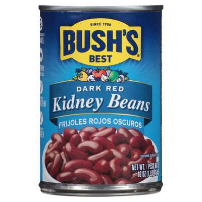 Bush Dark Red Kidney Beans 16oz