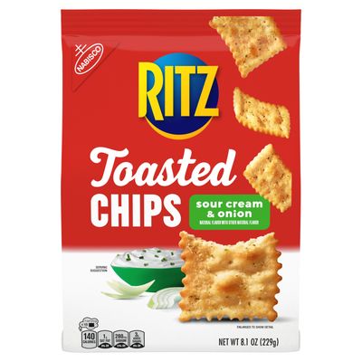 Ritz Sour Cream And Onion Chips 8.1oz