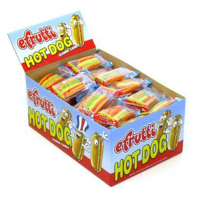 E Fruiiti Gummy Hot Dog Candies
