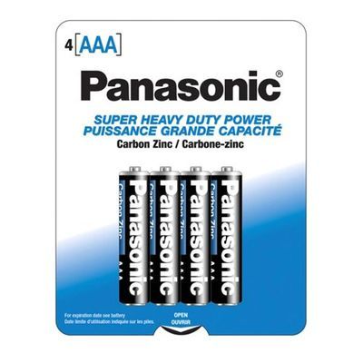 Panasonic Super Heavy Duty Batteries Aaa