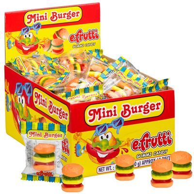 E Frutti Mini Burger Gummy