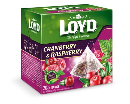 Loyd Cranberry And Raspberry Tea 20s