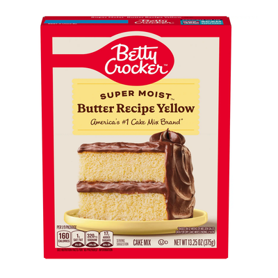 Betty Crocker Butter Recipe Yellow Cake Mix 13.25 oz