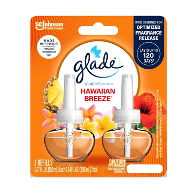 Glade Plug In Refill Hawaiian Breeze 2 ct
