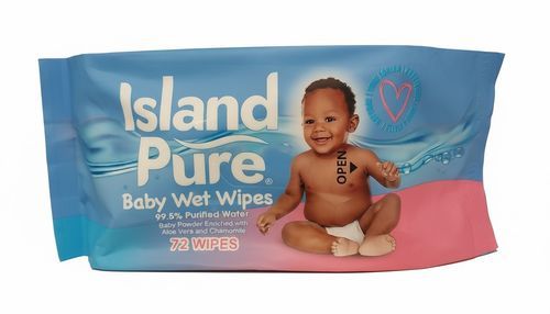 Island Pure Baby Wet Wipes