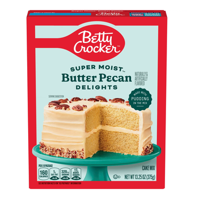 Betty Crocker Butter Pecan Cake Mix 13.25 oz