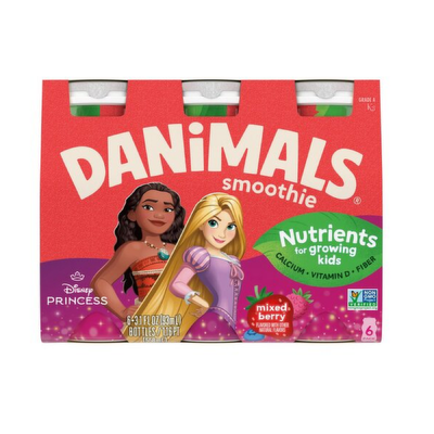 Danone Danimals Smoothies Mixed Berry Yogurt 6/3.1 oz