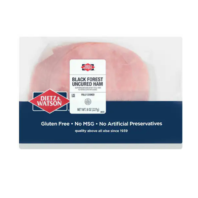 Dietz & Watson Black Forest Uncured Ham 8 oz