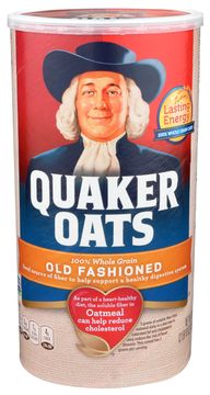 Quaker 100% Natural Whole Grain Old Fashioned Oats