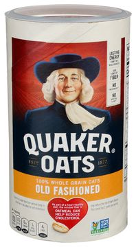 Quaker 100% Natural Whole Grain Old Fashioned Oats